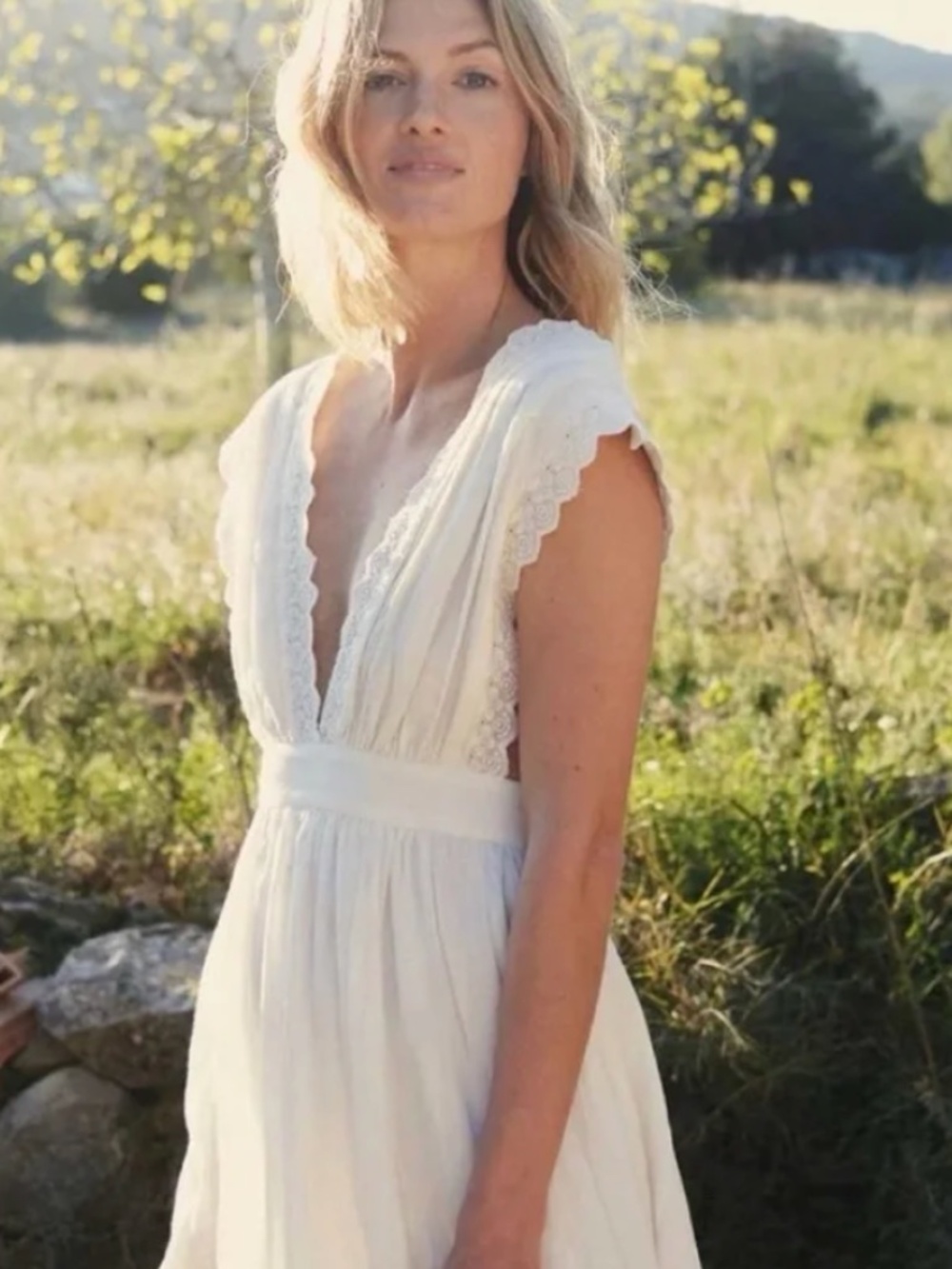 Doen "Merida" Dress in salt M